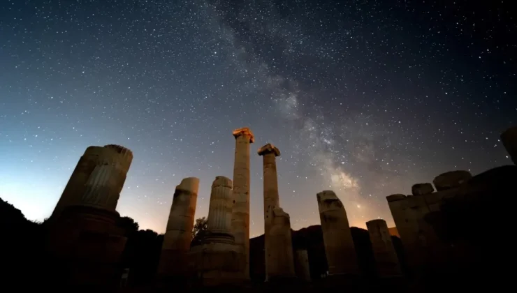 Tarihte paranın ilk basıldığı yer olan Sardes Antik Kenti artık gece de gezilebilecek