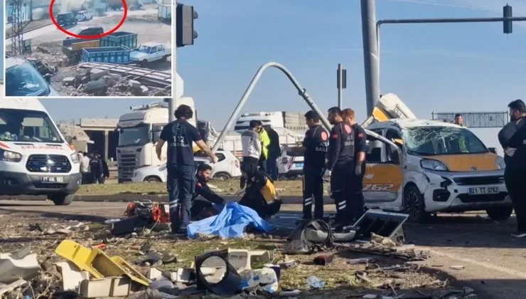 Tır, taksiyle hafif ticari aracı biçti! Ölü ve yaralılar var