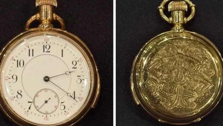 Titanic faciasından kalan altın cep saati rekor fiyata alıcı buldu