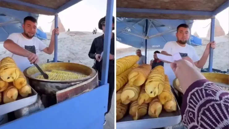 Turiste sattığı patates cipsin fiyatı öyle böyle değil