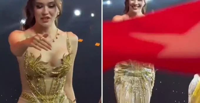 Ülkemizi temsil eden Ceren Arslan’ın Türk bayrağı almasına izin verilmedi