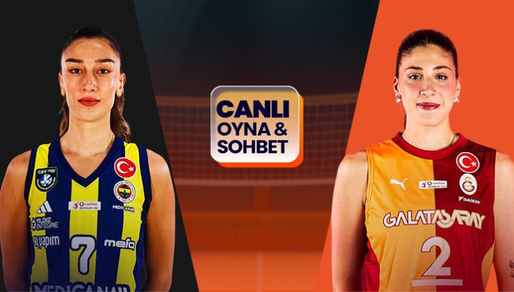 Voleybolda dev derbi! Fenerbahçe-Galatasaray maçının heyecanı canlı sohbet ve Şampiyon Oranlar ile Misli’de