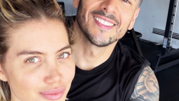 Wanda Nara yeni aşkı Martin Migueles ile spor salonunda
