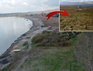 65 yıldır böylesi görülmedi! Sapanca’da sular çekildi, görüntü endişe verici