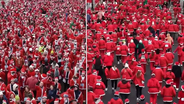 ABD’de yüzlerce Noel Baba aynı anda koştu