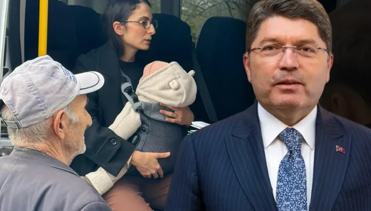 Adalet Bakanı Tunç’tan kucağında bebeğiyle keşfe çıkan hakime tebrik
