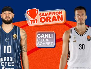 Anadolu Efes, EuroLeague’de Dubai Basketbol’u ağırlıyor! Maçın heyecanı canlı yayın, canlı sohbet ve Şampiyon Oranlar ile Misli’de