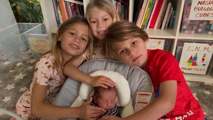 Anna Kournikova ile Enrique Iglesias’ın dört çocuğu bir arada