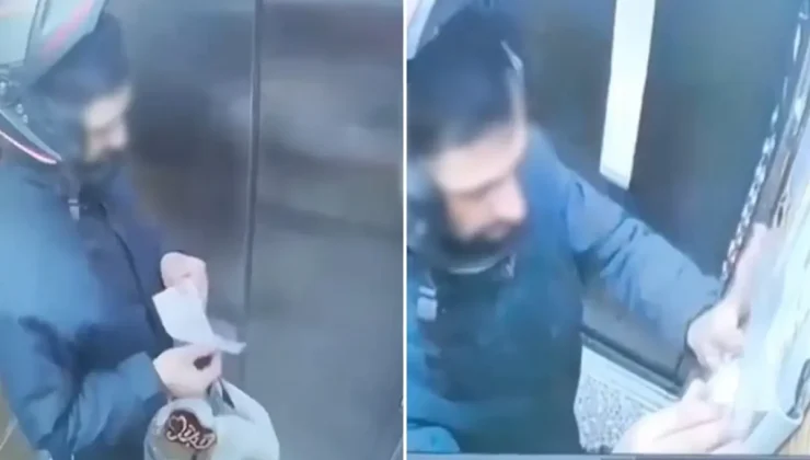 Atatürk’ün portresini tükürüp yırtan kuryenin yaptığı yanına kalmadı