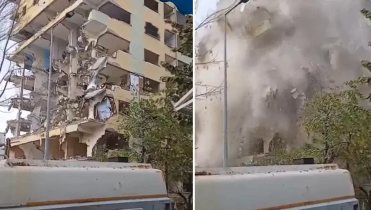 Bağcılar’da 8 katlı bina yıkım sırasında çöktü; ölümün kıyısından döndü