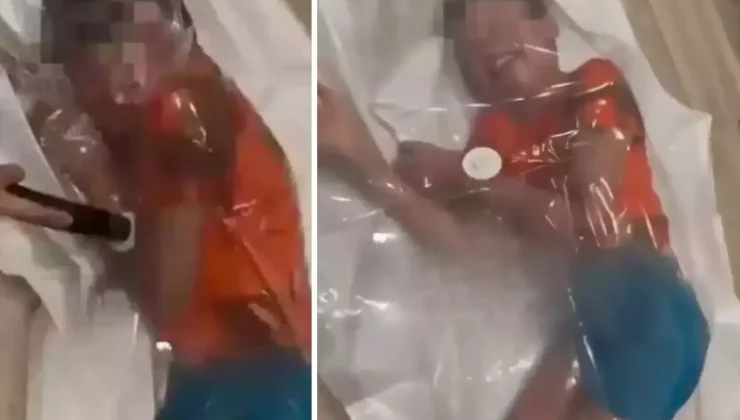 Beğeni uğruna vakumlu torbaya hapsettiği oğluna dehşeti yaşattı