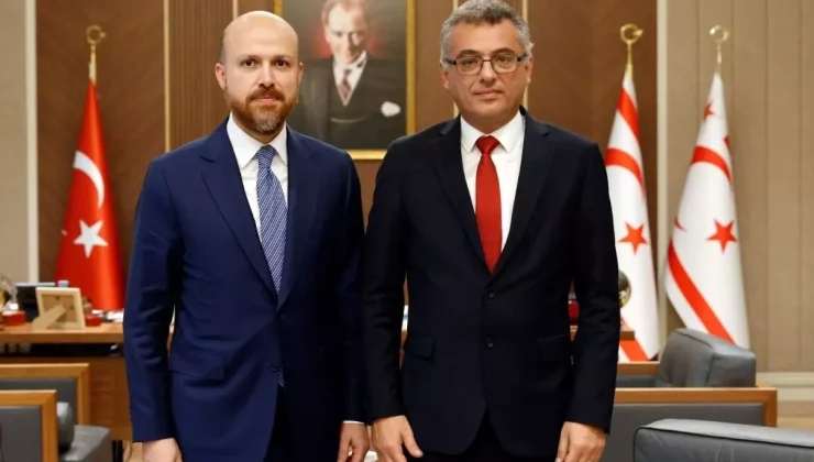 Bilal Erdoğan’dan sürpriz ziyaret! KKTC Cumhurbaşkanı ile görüştü