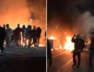 Bulgaristan alev alev! On binlerce kişi sokaklara döküldü