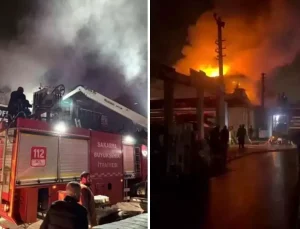 Büyük panik! Dükkan alev topuna döndü