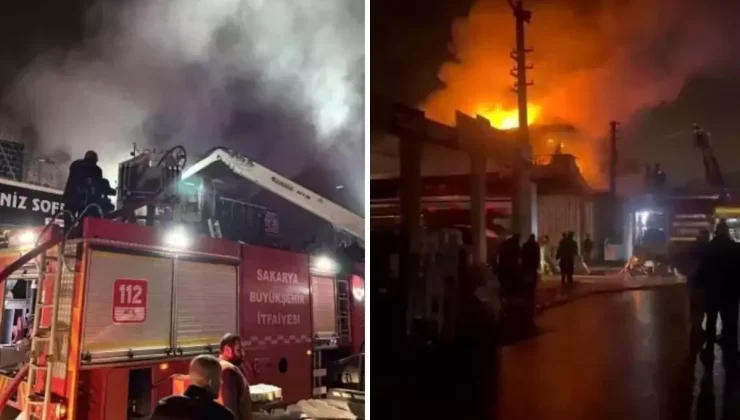 Büyük panik! Dükkan alev topuna döndü