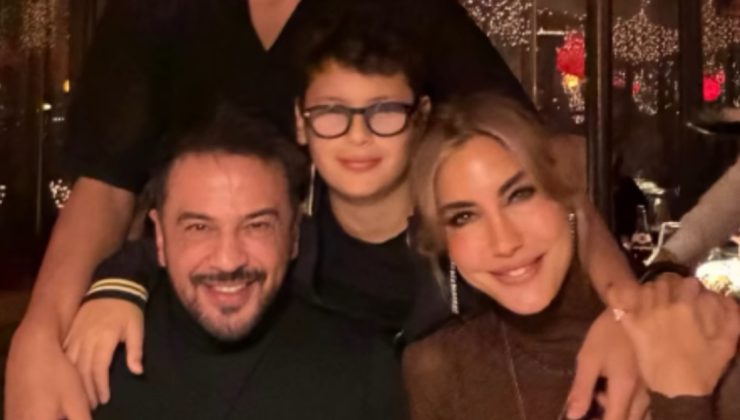 Çağla Şıkel ile Emre Altuğ çocuklarıyla birlikte 2026’yı erken kutladı