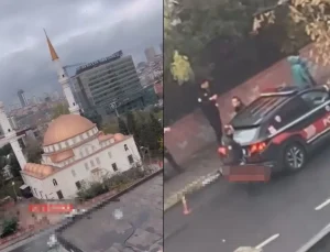 Camiden uygunsuz sesler yükseldi, polis soluğu bölgede aldı