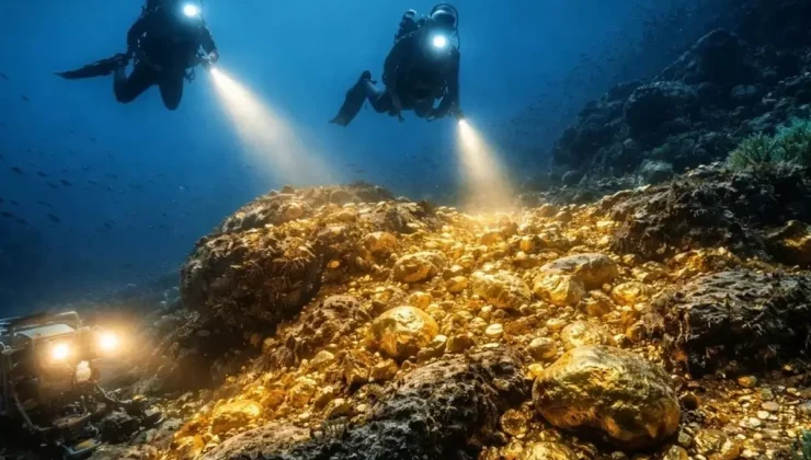 Çin’den tarihi keşif! Deniz altında dev altın madeni buldular