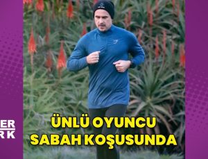 Colin Farrell parkta sabah koşusunda
