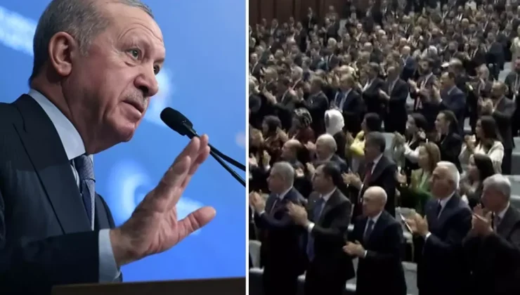 Cumhurbaşkanı Erdoğan’dan salonu ayağa kaldıran sözler