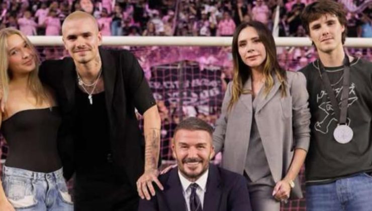 David Beckham şampiyonluğu ailesiyle bir kişi eksik kutladı