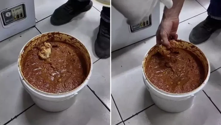 Denetime giden ekipler baharat kovasını açınca şaşkınlığa uğradı: Bozulmasın diye koydum