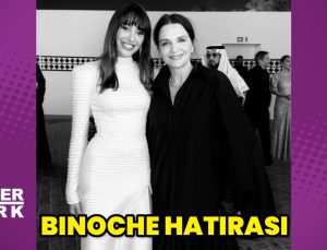 Dilan Çiçek Deniz, Juliette Binoche ile bir araya geldi