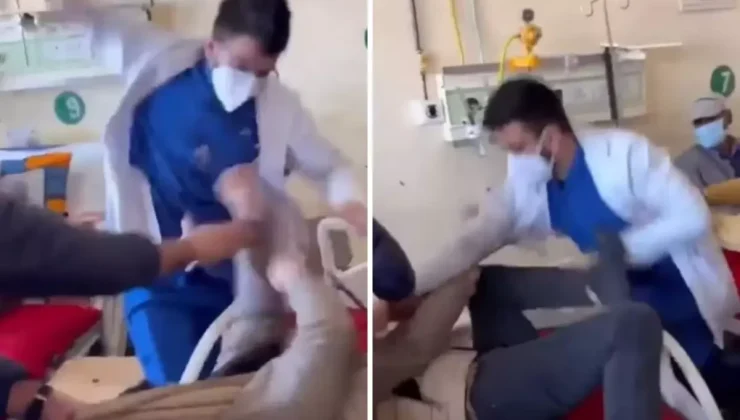 Doktor, ”bana saygı göster” diyen hastayı sedye üzerinde defalarca yumrukladı