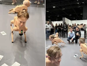 Dünyaca ünlü milyarderlerin yüzleri robot köpeklere monte edildi