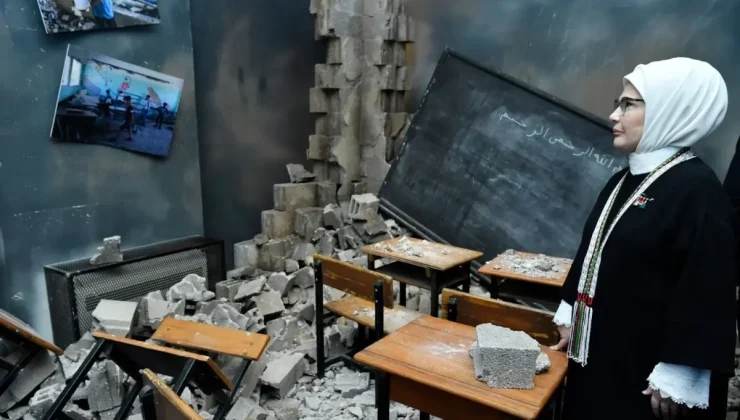 Emine Erdoğan, ‘Kalanlar’ Filistin Sergisi açılışında