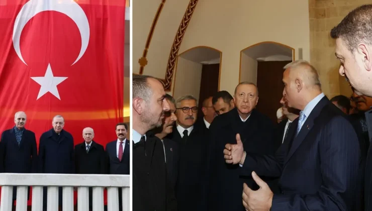 Erdoğan ve Bahçeli’den Hatay’da tarihi Meclis binası ve Habib-i Neccar Camii’ne ziyaret
