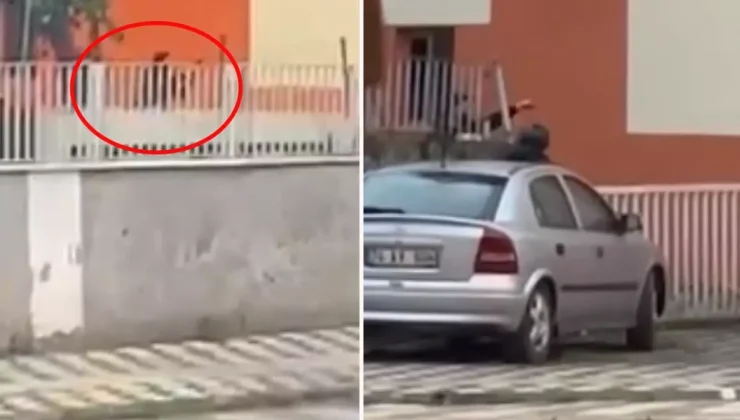 Eski sevgilisiyle konuşmak için geldiği okul önünde intihara kalkıştı