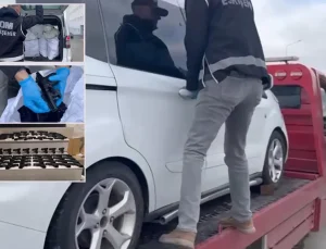 Eskişehir’de arızalı araçtan cephanelik çıktı!