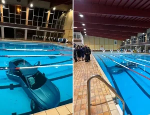 Fransa’da anne ve kızı havuzun dibini boyladı