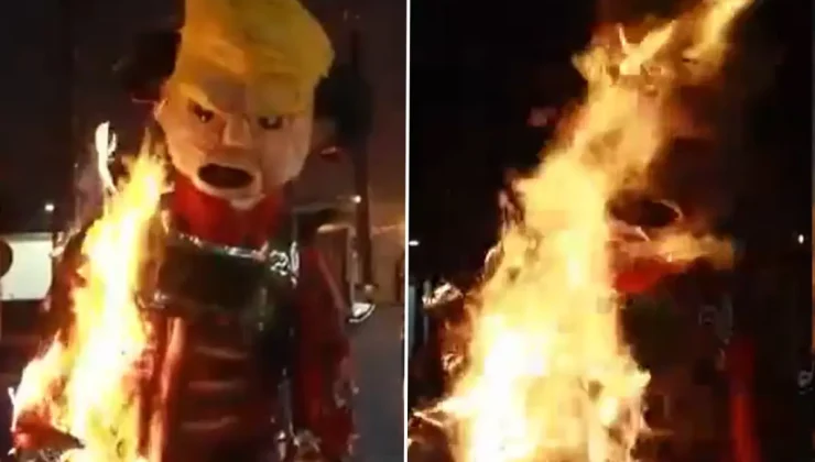 Guatemala’da ‘Şeytan Ateşi’ Festivali’nde Trump kuklaları yakıldı