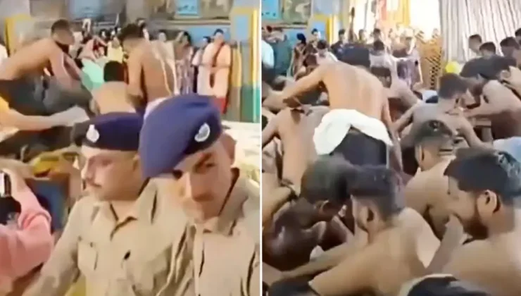 Hindistan’da tapınakta izdiham: 3 ton adak yemeği dakikalar içinde yağmalandı