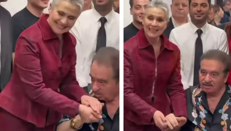 İbrahim Tatlıses, Gonca Cilasun’un elini öptü! Tepkisi dikkat çekti