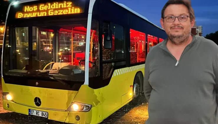 İETT otobüsü aldı, mahalleliyi peşine taktı! Akşam olunca ışıklar açılıyor, müzik başlıyor