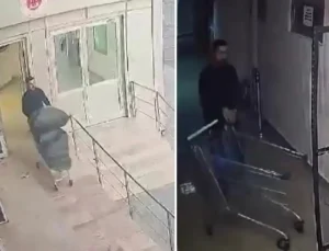 İşte Büyükçekmece Adliyesi’ndeki skandal hırsızlığın ilk görüntüleri