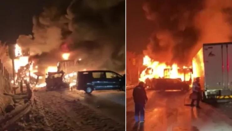 Japonya’da 50 araçlık zincirleme kaza! Ortalık savaş alanına döndü, ölü ve yaralılar var