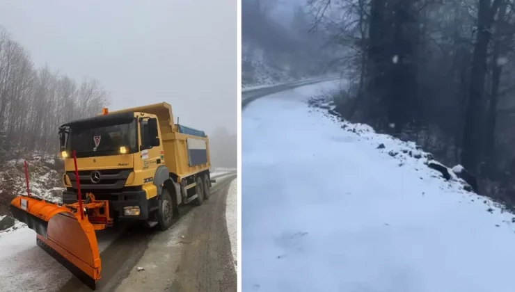 Kar İstanbul’un kapısına dayandı! Her yer beyaza büründü