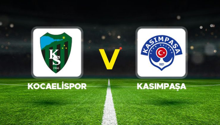 Kocaelispor – Kasımpaşa maçı ne zaman, saat kaçta, hangi kanalda?