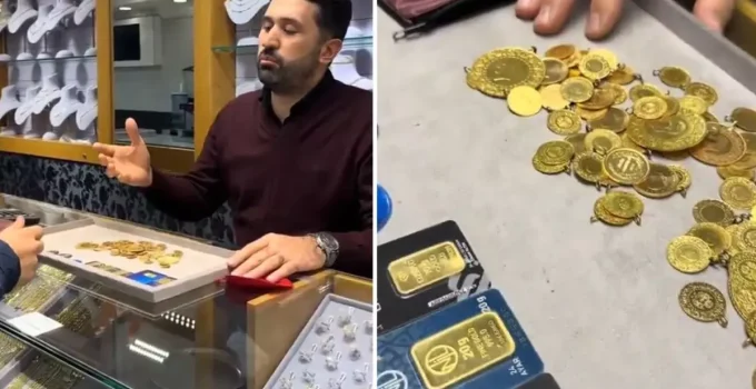Kuyumcu, kendisine getirilen bir çanta altını kabul etmedi: Bu vebali alamam
