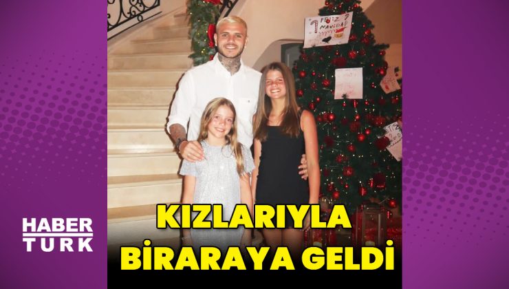 Mauro Icardi, yeni yıl yemeğinde kızlarıyla bir araya geldi
