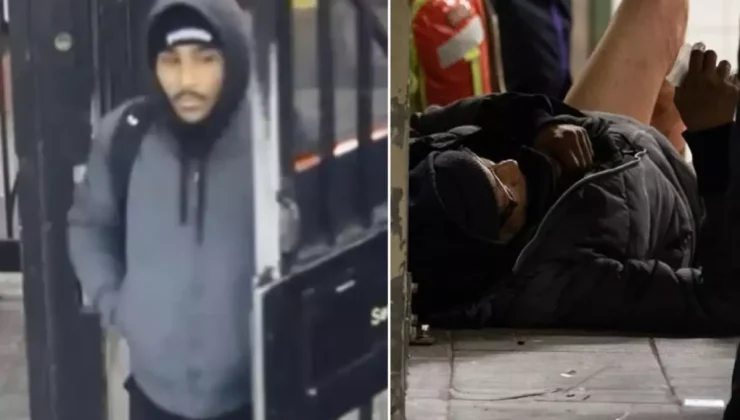 Metroda infial yaratan olay! Uyuyan adamı ateşe verip kaçtı