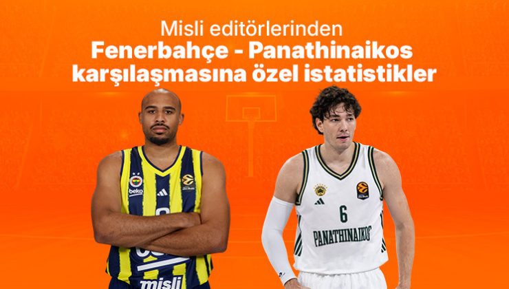 Misli editörlerinden Fenerbahçe – Panathinaikos karşılaşmasına özel istatistikler