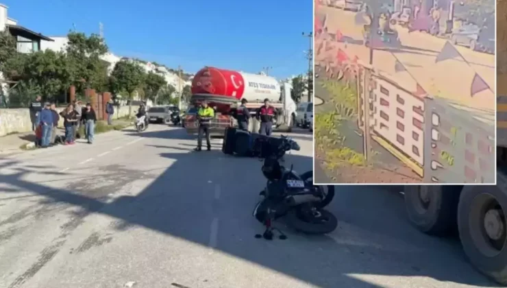 Motosikletler çarpıştı, 82 yaşındaki adam hayatını kaybetti! O anlar kameralarda