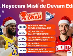 NBA’de bu akşam 5 maç oynanacak! Maçların heyecanı canlı yayın, canlı sohbet ve Şampiyon Oranlar ile Misli’de