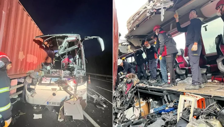 Osmaniye’de yolcu otobüsü, TIR’a arkadan çarptı: 6 ölü, 11 yaralı