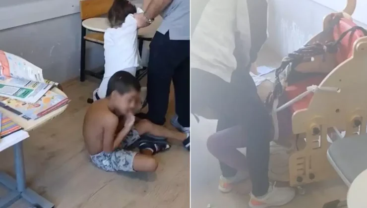 Otizmli öğrenciler iple bağlandı, MEB hemen harekete geçti